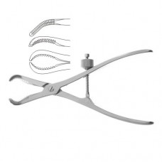 Repositioning Forcep With Tread Fixation Stainless Steel, 17 cm - 6 3/4"